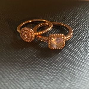 Rose gold rings